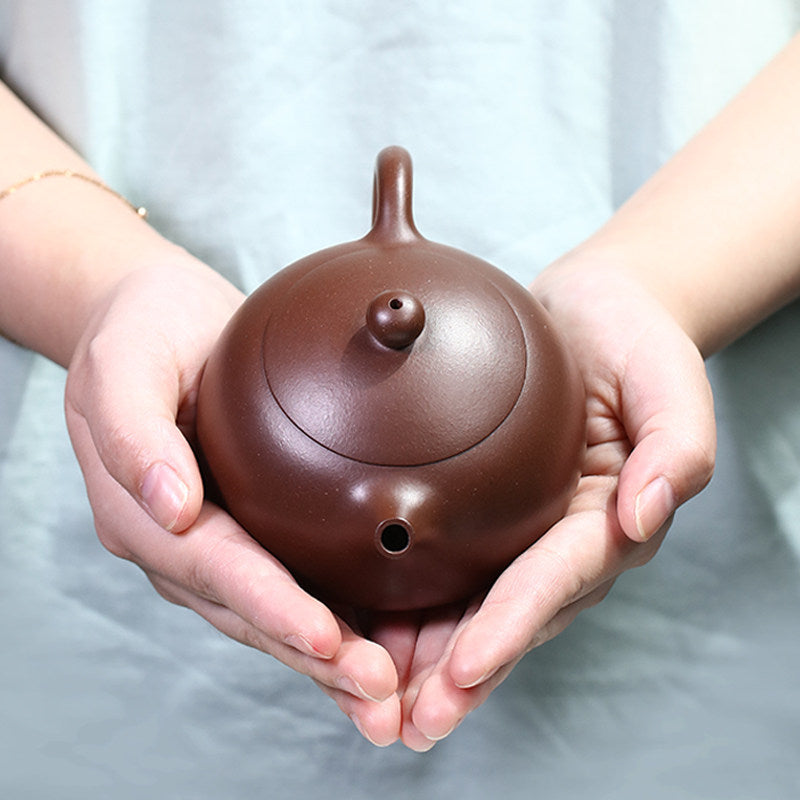 Pure handmade Zisha teapot, single teapot, old Zisha clay, Zisha tea set, household teapot, handmade