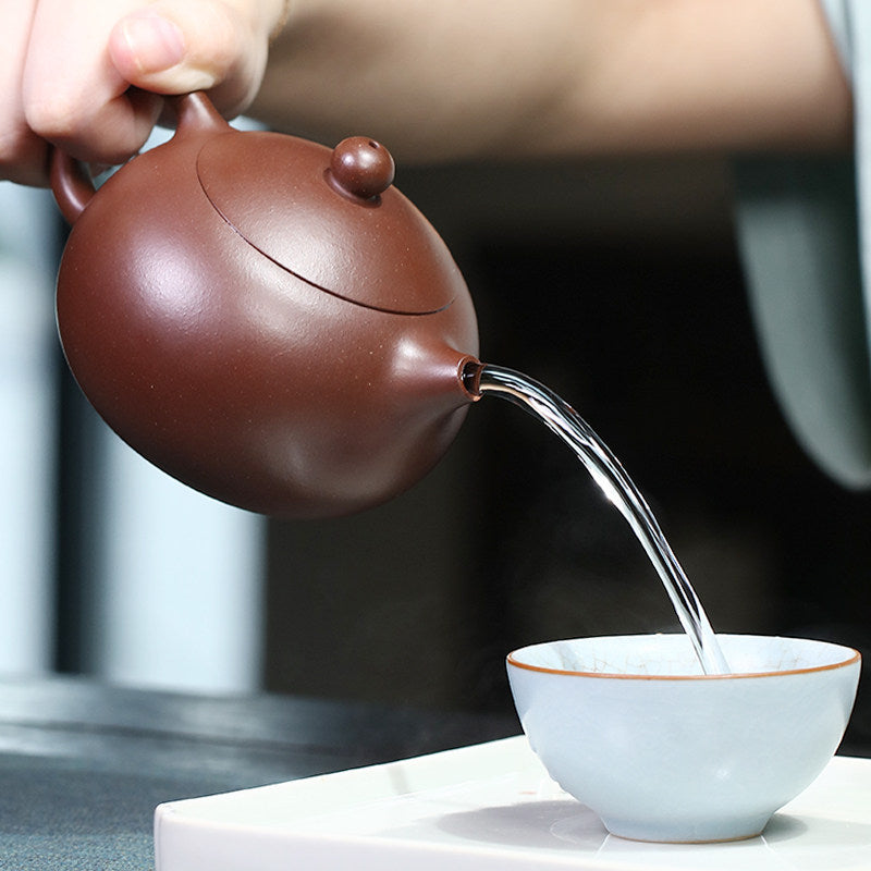 Pure handmade Zisha teapot, single teapot, old Zisha clay, Zisha tea set, household teapot, handmade