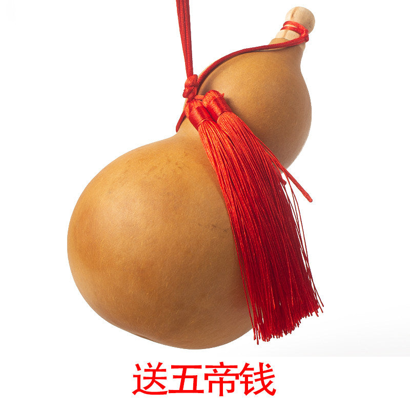 Traditional Brass Bagua Gourd - Feng Shui Wu Lou for Protection and Good Luck