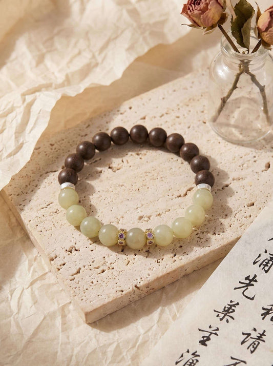 Natural green aventurine bracelet for luck and prosperity