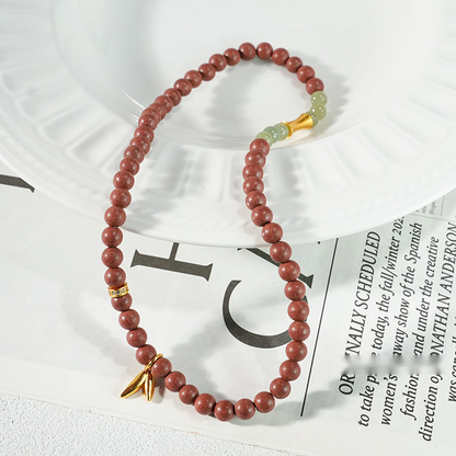 Rose Incense 'Mei Zhu' 52-Bead Bracelet - handcrafted incense bead bracelet by CHA SHOW