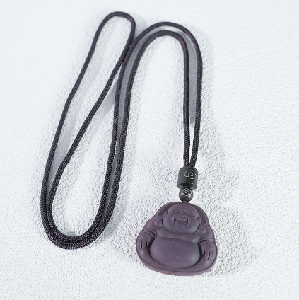 Maitreya Buddha Pendant - handcrafted incense pendant by CHA SHOW