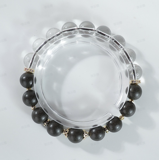 Hei Long Xian 'Long Zang' 10mm Bracelet - handcrafted incense bead bracelet by CHA SHOW